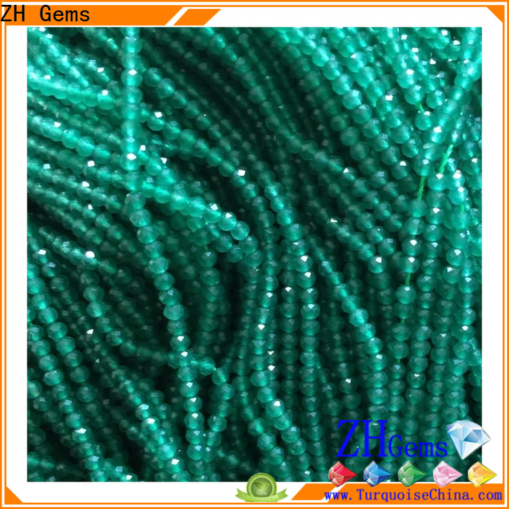 ZH Gems grade a gemstone beads supply for ring