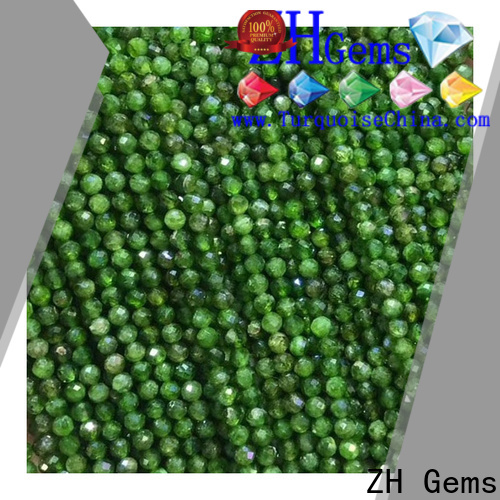 ZH Gems beautiful flat beads gemstones supplier for earings