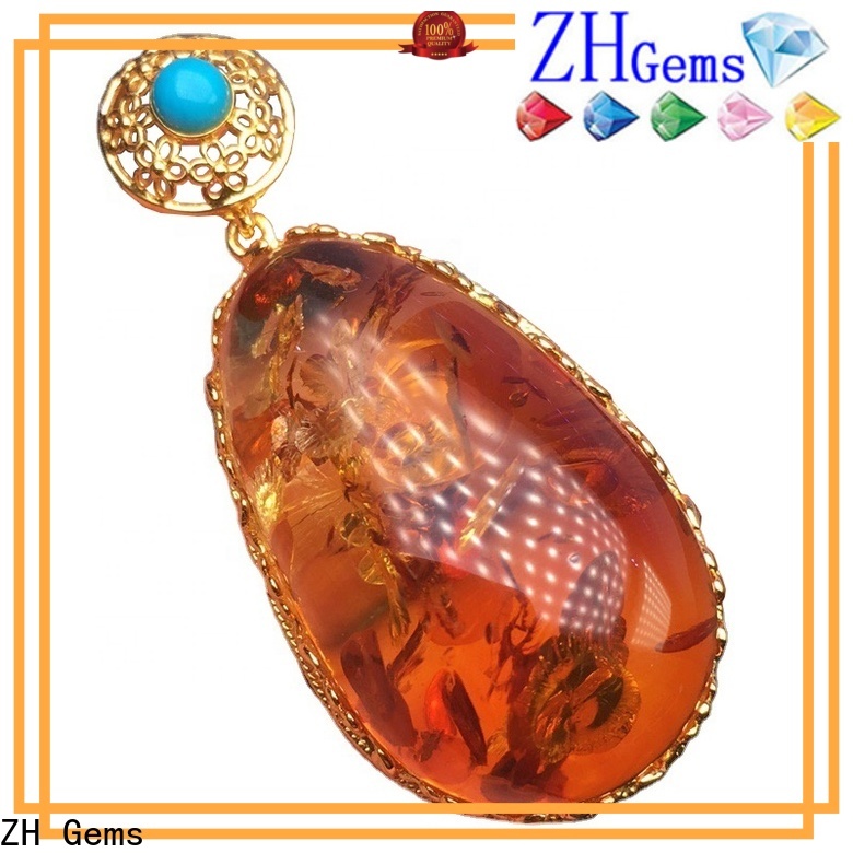 ZH Gems perfect natural gemstone pendants supply for jewelry supplier
