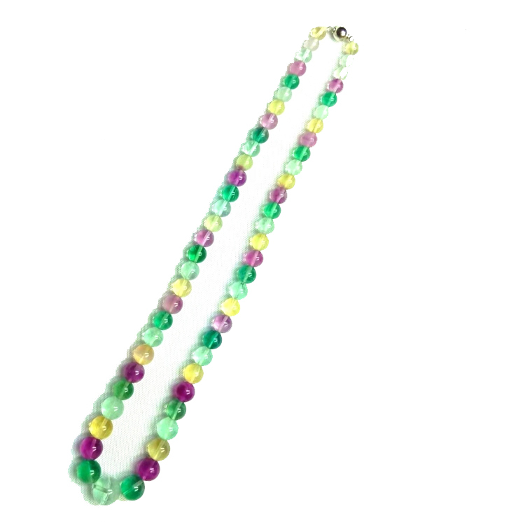 Natural Multi Tourmaline Necklace Multi Color Necklace tower shape length 18 inch size from 4-12mm