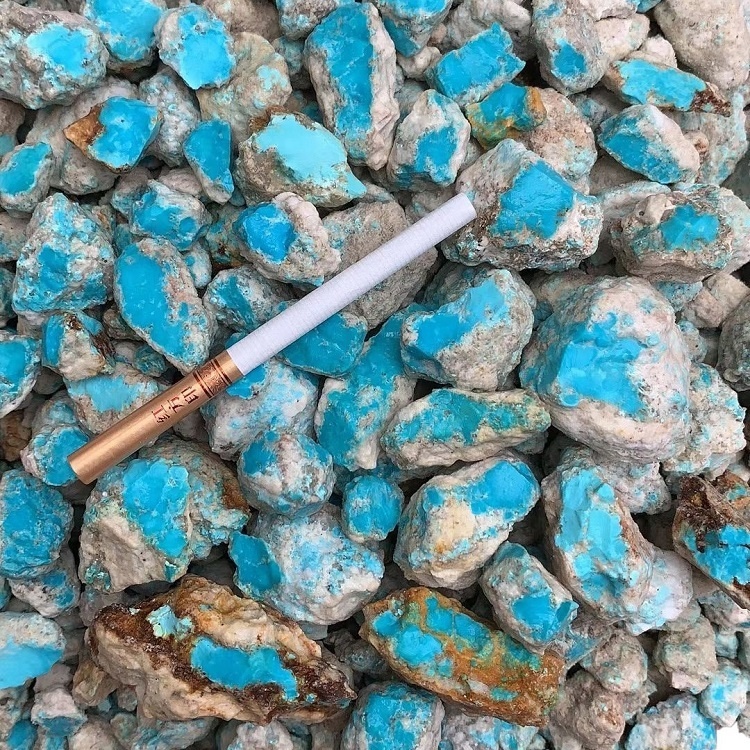 Natural Raw Turquoise Stone  for Jewelry Making