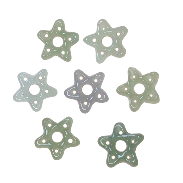 Fashionable design five-pointed star gemstone for making jewelry Fashion design shape