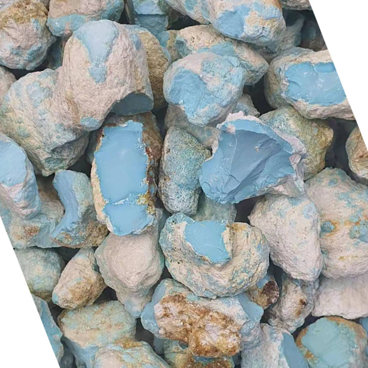 The best quality choice real stone turquoise rough blue natural stone