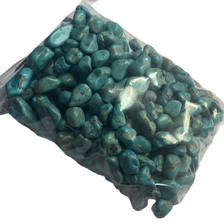 Light Blue Natural Turquoise nugget beads